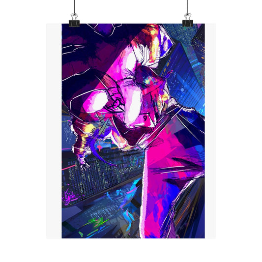 CAMERAVERSE BUILDING BACKJUMP FULL ART Matte Vertical Posters