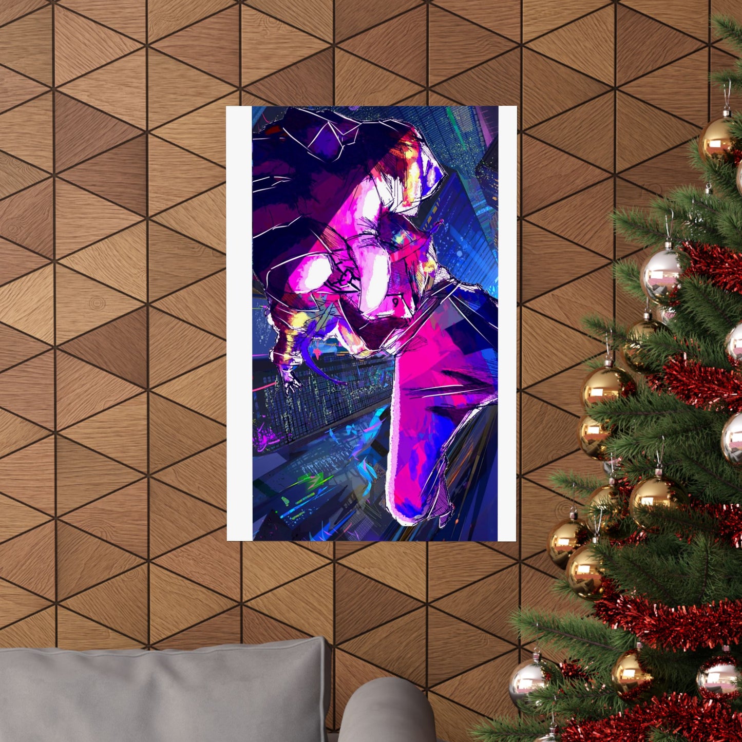 CAMERAVERSE BUILDING BACKJUMP FULL ART Matte Vertical Posters