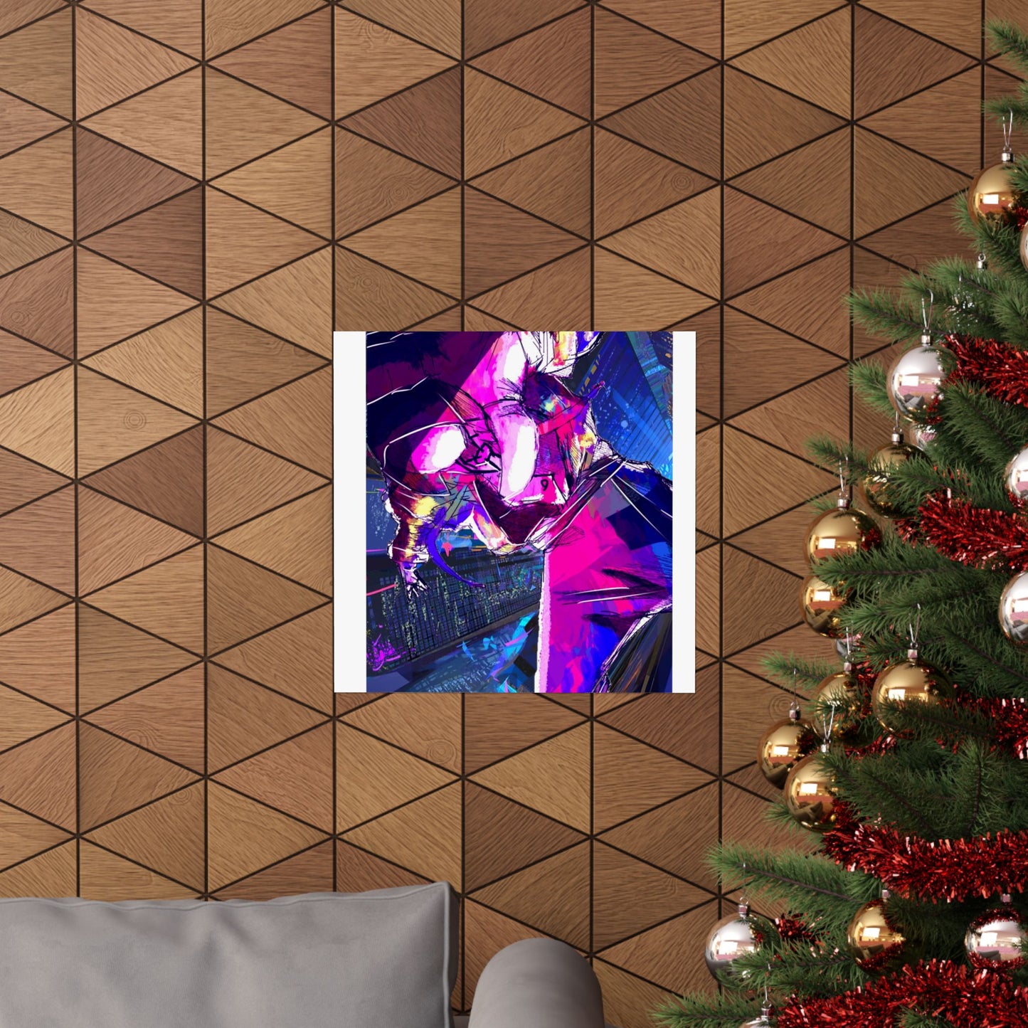 CAMERAVERSE BUILDING BACKJUMP FULL ART Matte Vertical Posters