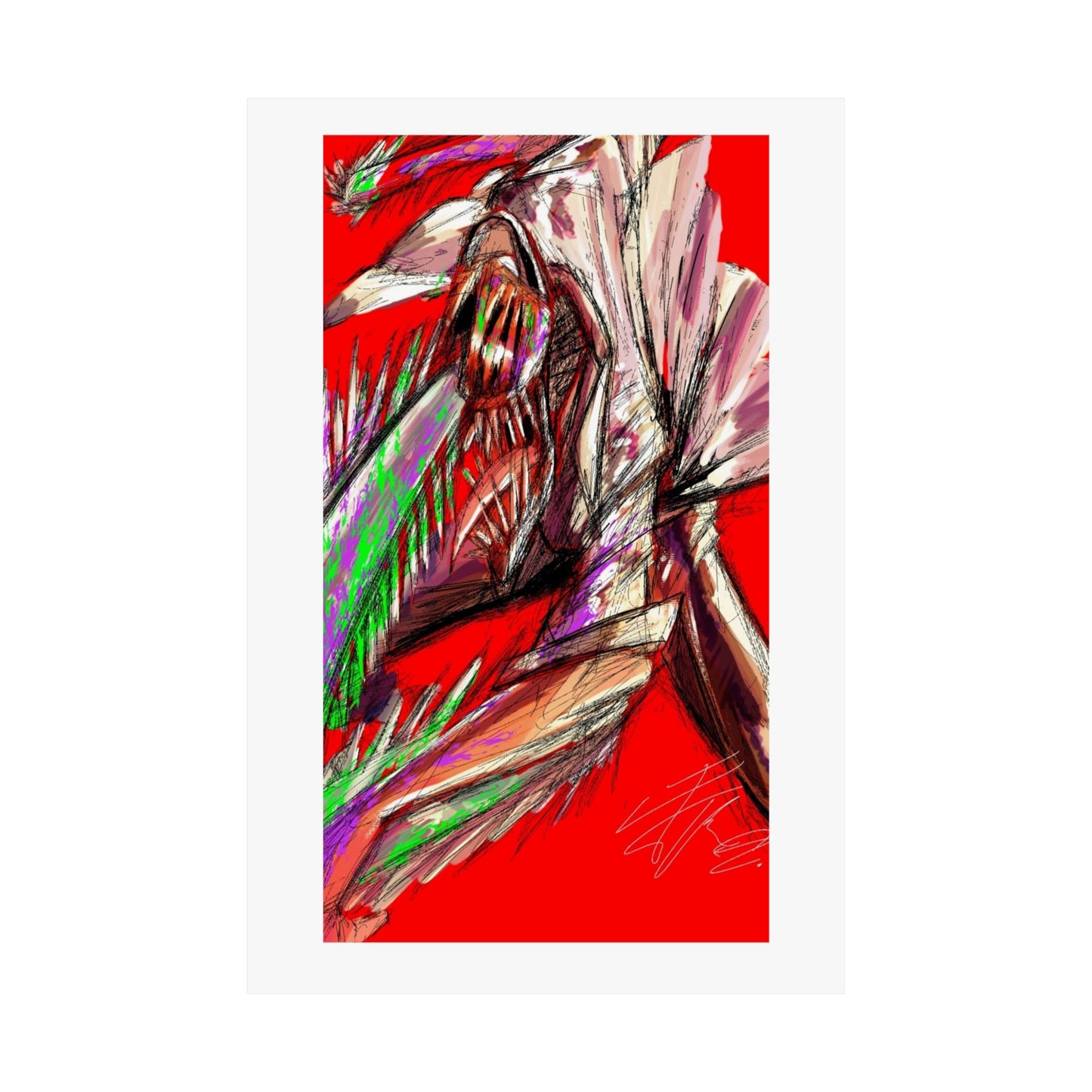 CHAINSAW MAN [CM STYLE] Matte Vertical Posters