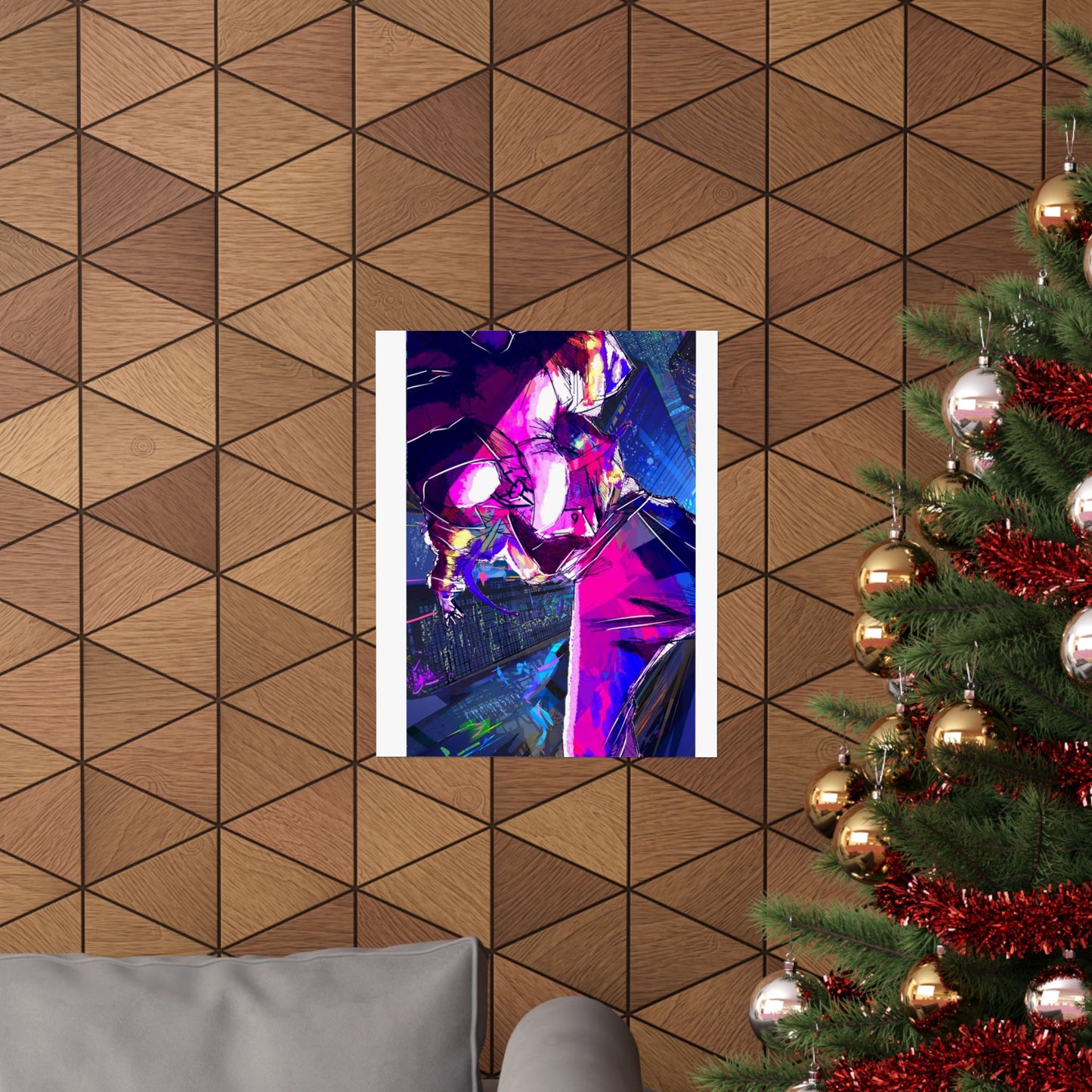 CAMERAVERSE BUILDING BACKJUMP FULL ART Matte Vertical Posters