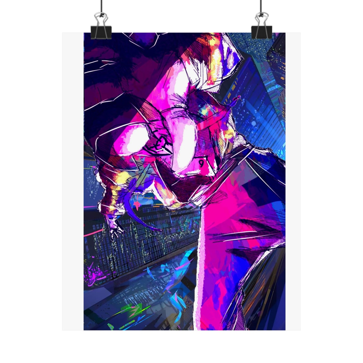 CAMERAVERSE BUILDING BACKJUMP FULL ART Matte Vertical Posters