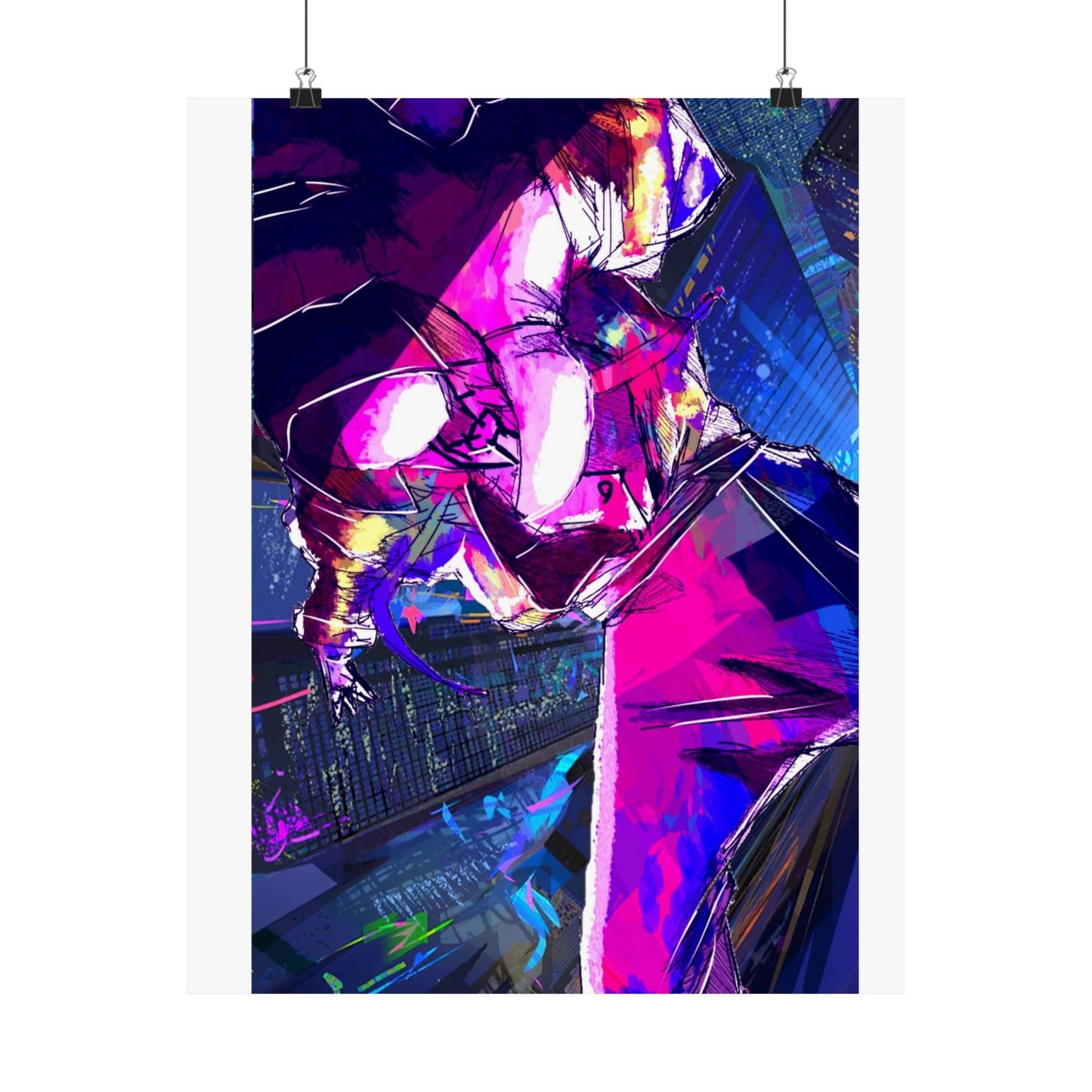 CAMERAVERSE BUILDING BACKJUMP FULL ART Matte Vertical Posters